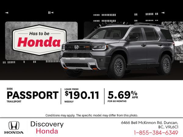 Get the 2026 Honda Passport!