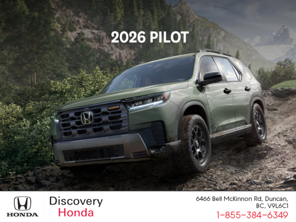 Get the 2026 Honda Pilot!