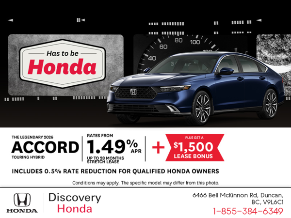Get the 2026 Honda Accord Hybrid!