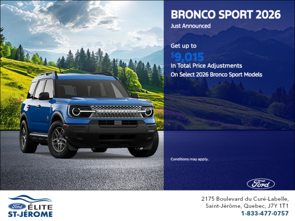 2026 Ford Bronco Sport