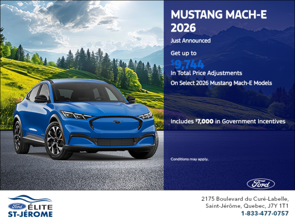 2026 Ford Mustang Mach-E