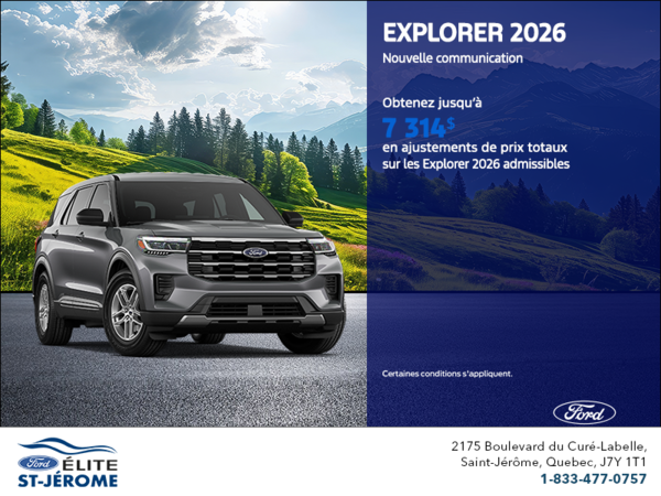 Ford Explorer 2026