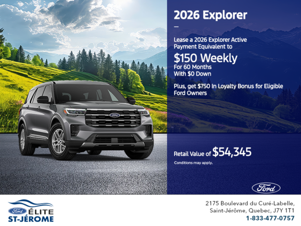 2026 Ford Explorer