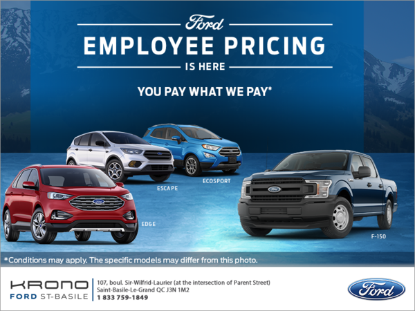 The Ford Employee Pricing Event