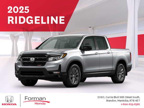 Get a 2025 Honda Ridgeline