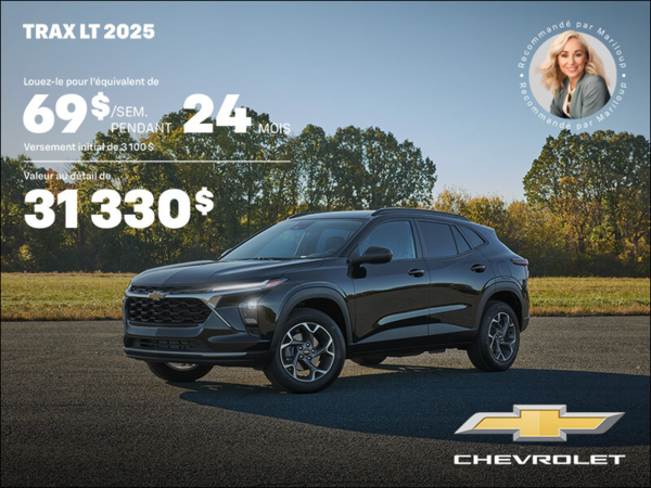 Procurez-vous le Chevrolet Trax LT 2025