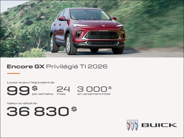 Procurez-vous le Buick Encore GX 2025