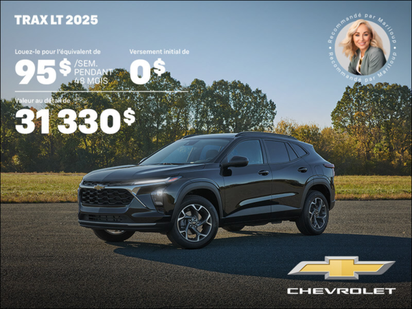 Procurez-vous le Chevrolet Trax LT 2025