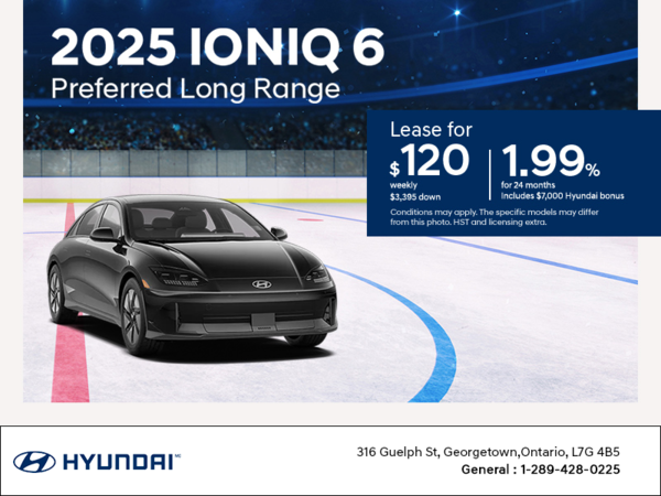 Get the 2025 Hyundai IONIQ 6