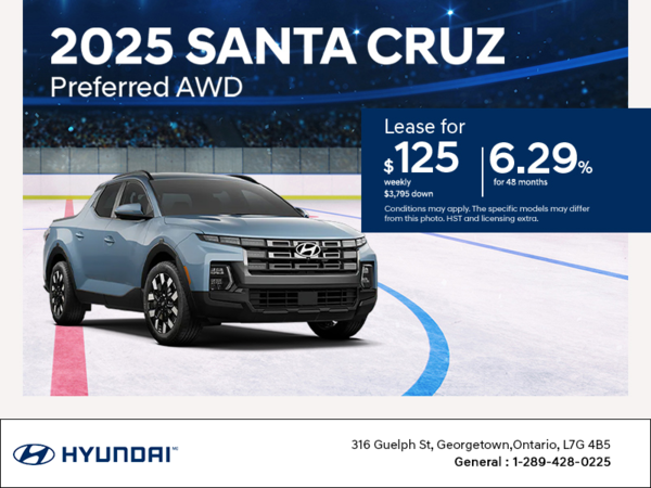 Get the 2025 Hyundai Santa Cruz