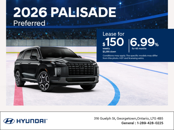 Get the 2026 Hyundai Palisade