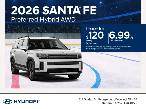 Get the 2026 Hyundai Santa Fe Hybrid