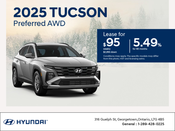 Get the 2025 Hyundai Tucson