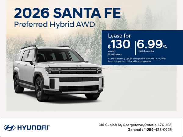 Get the 2026 Hyundai Santa Fe Hybrid
