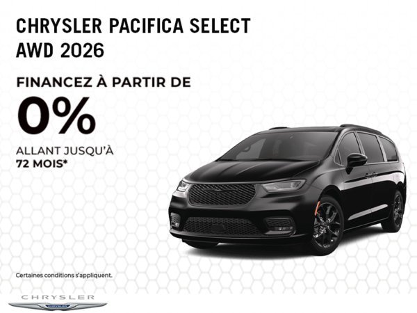 Chrysler Pacifica Select AWD 2026