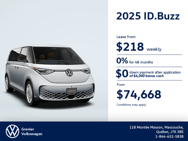 Get the 2025 Volkswagen ID.Buzz