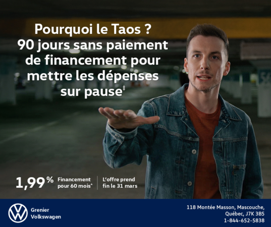 Procurez-vous le Volkswagen Taos 2026