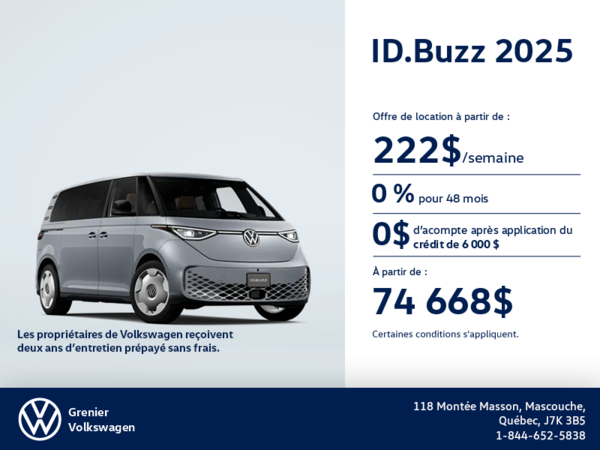 Procurez-vous la ID.BUZZ 2025