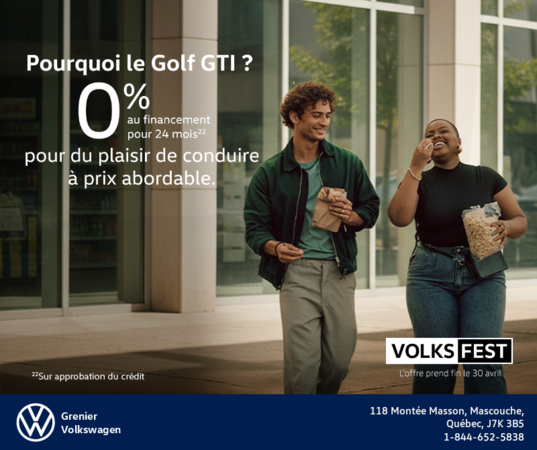 Procurez-vous la Volkswagen Golf Gti 2026