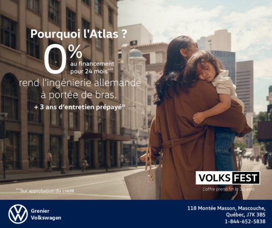 Procurez-vous le Volkswagen Atlas 2026