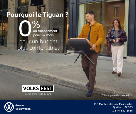 Procurez-vous le Volkswagen Tiguan 2026
