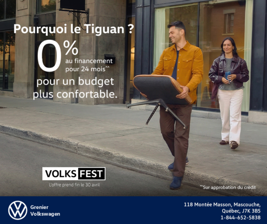 Procurez-vous le Volkswagen Tiguan 2026
