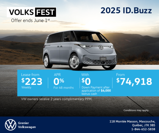 Get the 2025 Volkswagen ID.Buzz