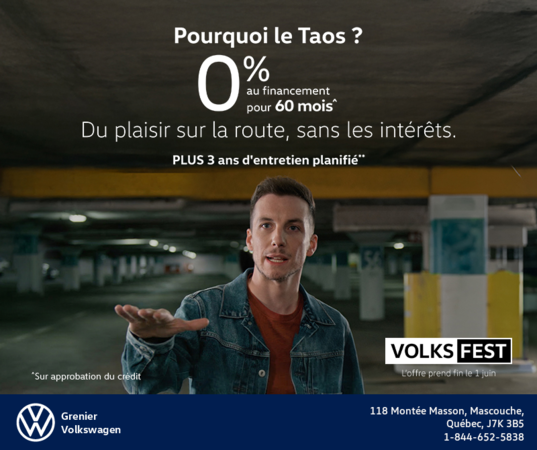 Procurez-vous le Volkswagen Taos 2026