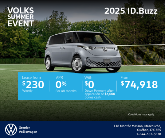 Get the 2025 Volkswagen ID.Buzz