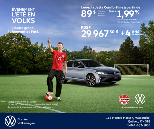 Procurez-vous la Volkswagen Jetta 2026