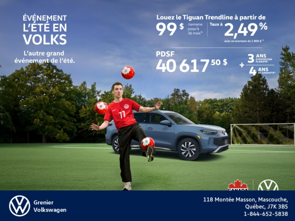 Procurez-vous le Volkswagen Tiguan 2026