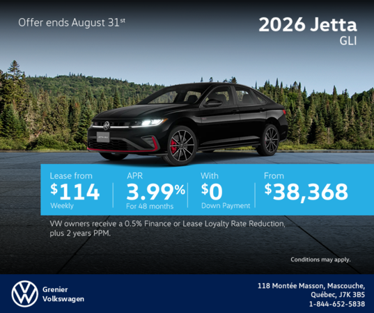 2026 Volkswagen Jetta GLI