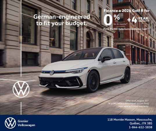 Get the 2026 Volkswagen Golf R