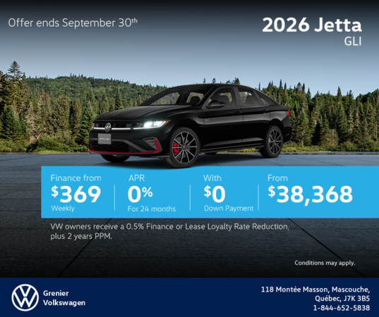 2026 Volkswagen Jetta GLI
