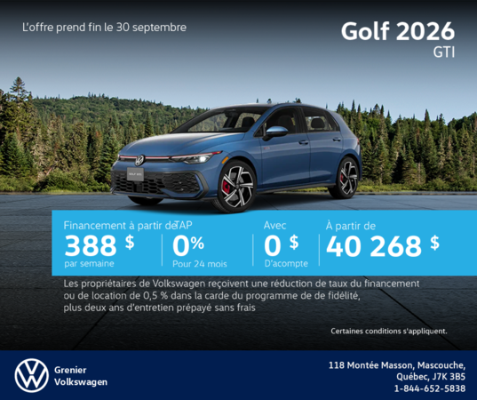 Volkswagen Golf GTI 2026