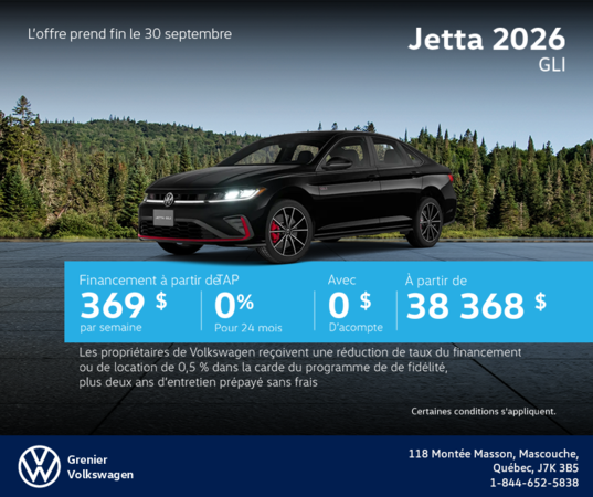 Volkswagen Jetta GLI 2026