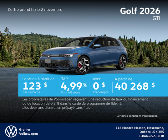 Volkswagen Golf GTI 2026