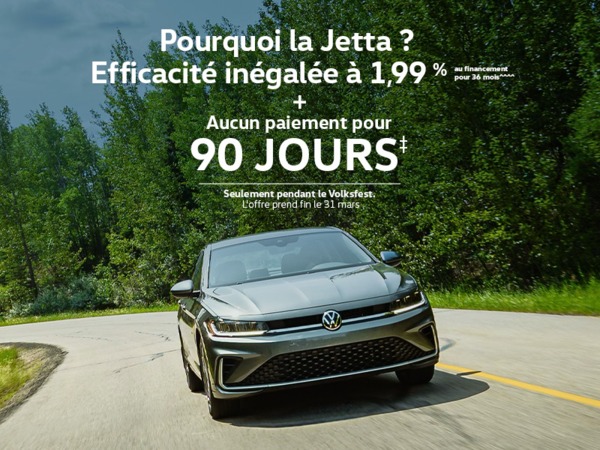 Procurez-vous la Volkswagen Jetta 2026