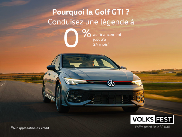 Procurez-vous la Volkswagen Golf Gti 2026