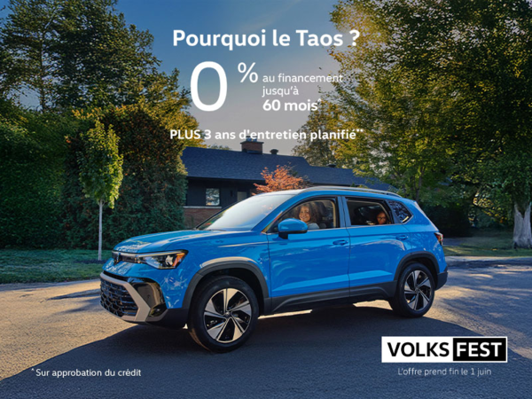 Procurez-vous le Volkswagen Taos 2026