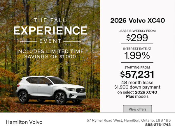 The 2026 Volvo XC40