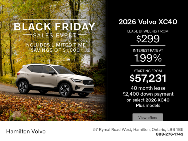 The 2026 Volvo XC40 Plus