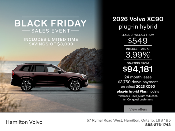 The 2026 Volvo XC90 Plus