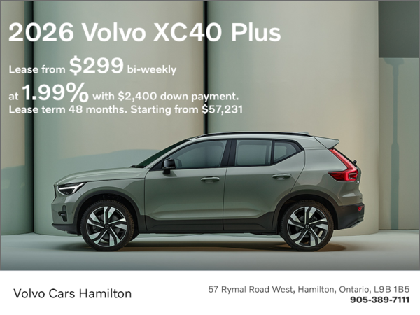 The 2026 Volvo XC40 Plus