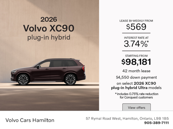 The 2026 Volvo XC90 PHEV Ultra