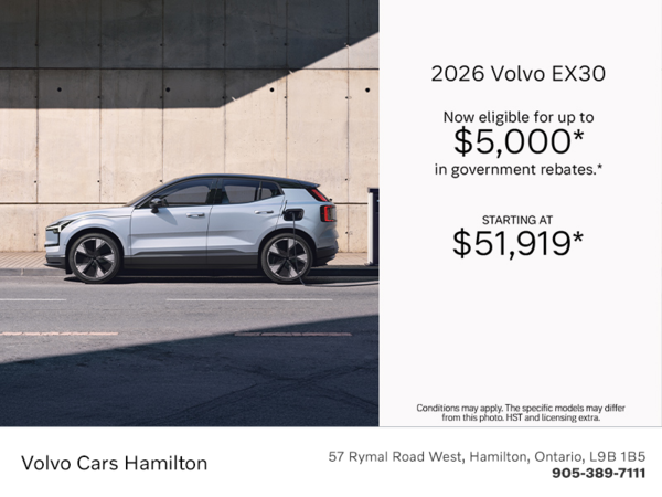 The 2026 Volvo EX30 