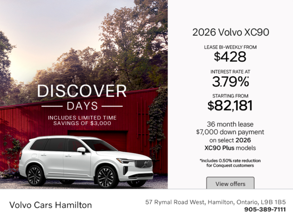 The 2026 Volvo XC90