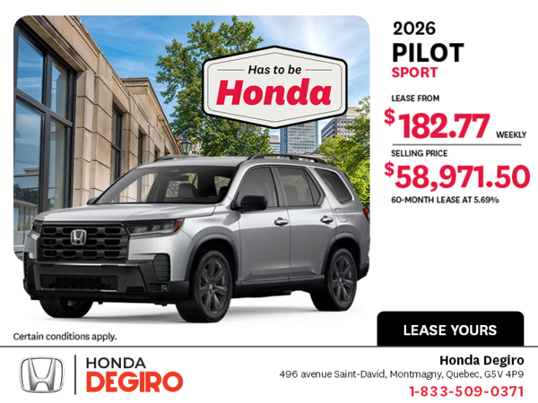 2026 Honda Pilot