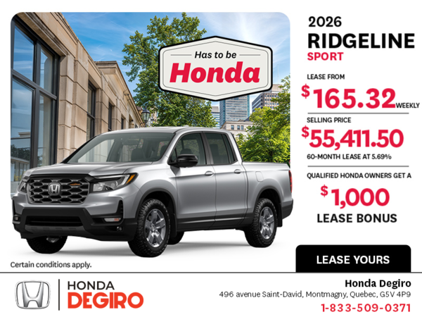 2026 Honda Ridgeline
