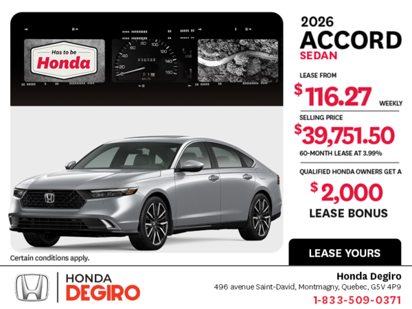 2026 Honda Accord